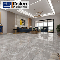 Living room tile floor tile 600x1200 new floor tile gray marble background wall tile modern wind
