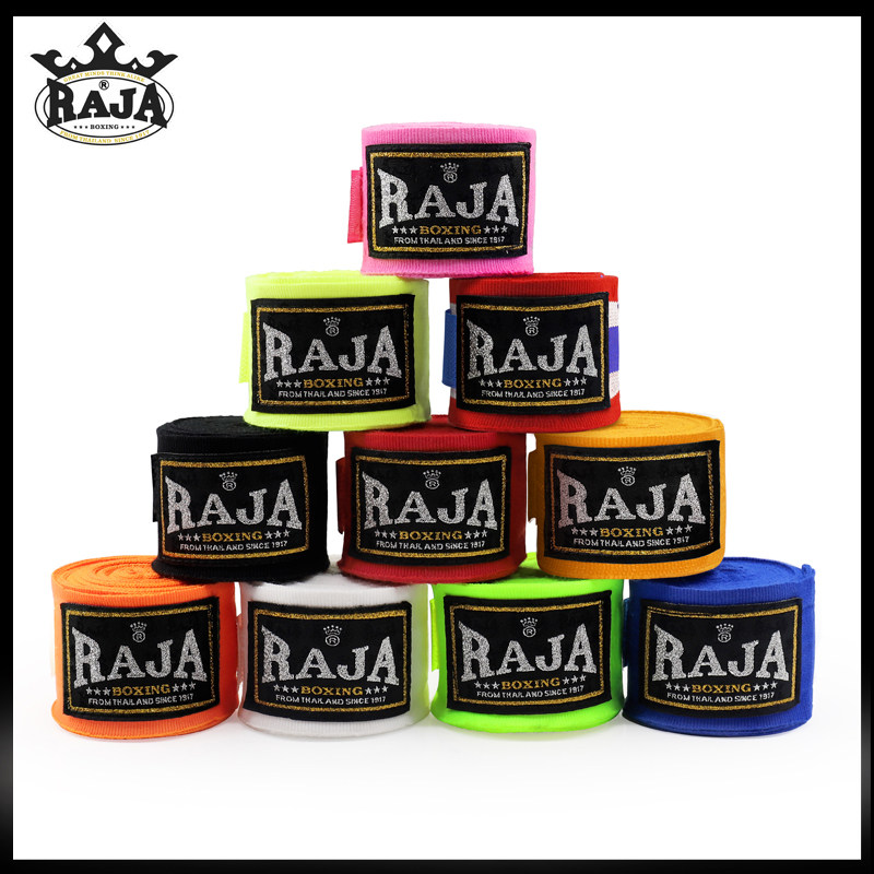 Thailand RAJA boxing bandage Sanda sports hand-wound belt fighting slap protective gear training adult Muay Thai hand-tie