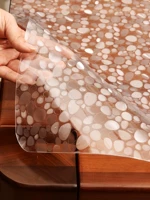 bàn kính hình chữ nhật bàn cà phê vải thảm mục vụ nhựa PVC mềm đệm nước nóng dùng một lần và dầu pad nhiệt - Khăn trải bàn khăn trải bàn chống thấm