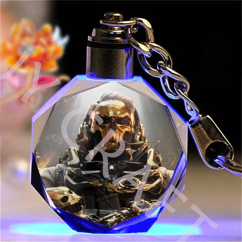 三角洲行动卡通水晶钥匙扣书包挂件新款包挂件送男玩具生日礼物