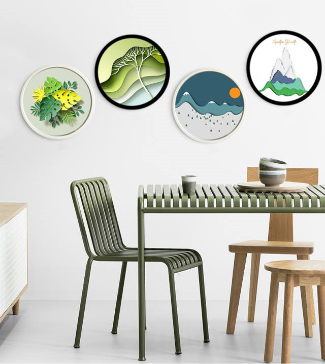 Garden Simple Leisure Courtyard Outdoor Tables and Chairs Milk Tea Shop Cafe Iron Art Color Outdoor Tables and Chairs Set Combination