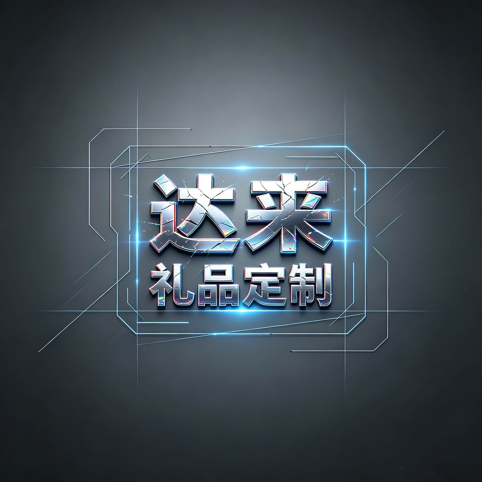 达来礼品定制的LOGO
