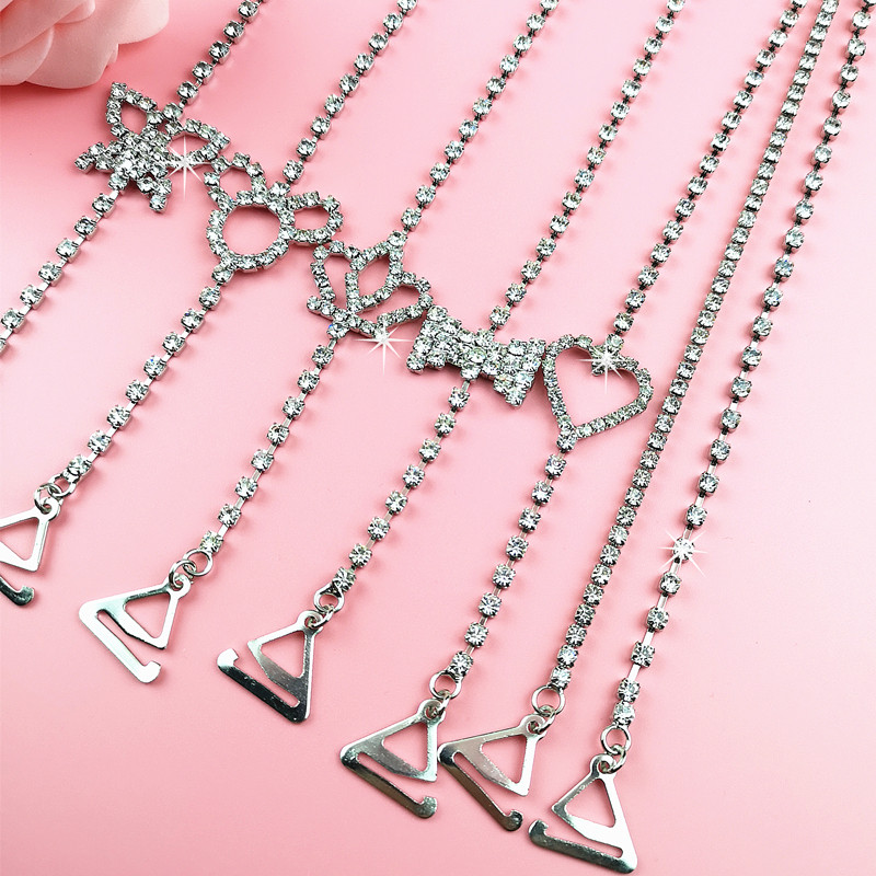 Water drill underwear with stealth bra belt with neck and neck anti-slip collar can be outpaced with summer metal belt