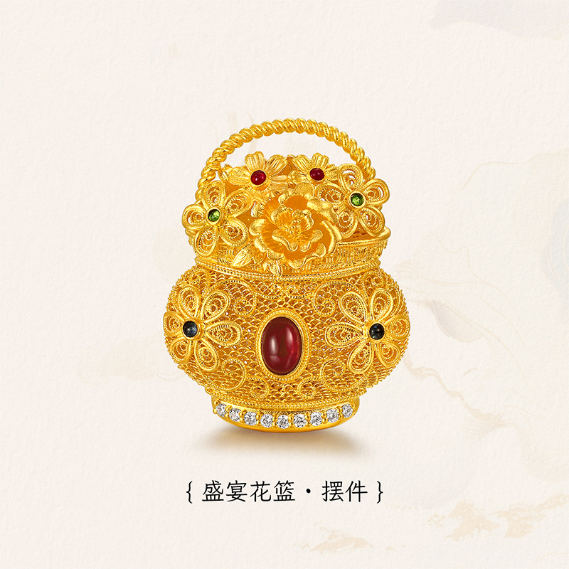 黄金镶嵌足金999女新款螺钿工业吊坠黑神话悟空吊坠有何特别之处