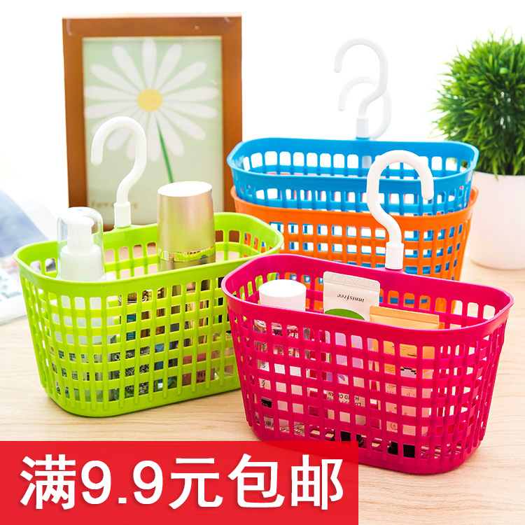 Hangable-payable basket plastic hung kitchen houses basket bathroom bathroom basket basket