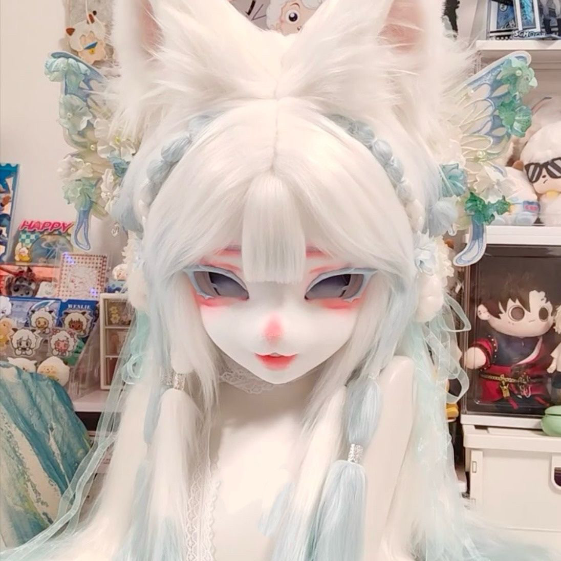 兽装Kig兽头 cosplay神器!漫展C位必备,日系二次元氛围感拉满 _furry福瑞_淘宝游戏网