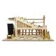 DIY fully automatic recycling marbles children's adult educational toys 3D wooden puzzle puzzle science education building blocks