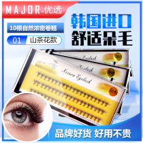 South Korea imported flowering grafting eyelash hair dime hair 10 natural dense curl soft planting Camellia