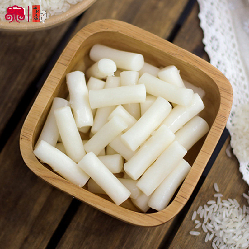 Shanghai Yiding Sliced ​​Rice Cake 454g White Rice Cake Fried Rice Cake Hot Pot Farmhouse Specialty Vacuum Packaging