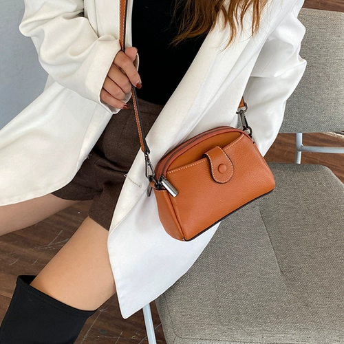 Сумка на одно плечо, небольшая сумка, сумка через плечо, из натуральной кожи