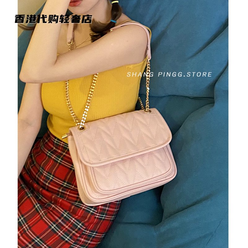 French official Mk II female package French style small crowdcapacity 2021 new single shoulder bag rhombus chain bag