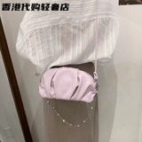 Цепь из жемчуга, сумка через плечо, летняя сумка на одно плечо, премиум класс, в западном стиле