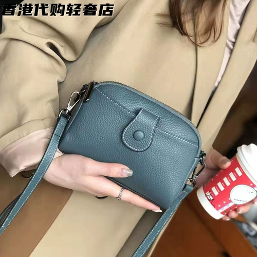 Сумка на одно плечо, небольшая сумка, сумка через плечо, из натуральной кожи