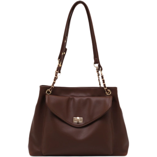 Зимняя вместительная и большая сумка на одно плечо