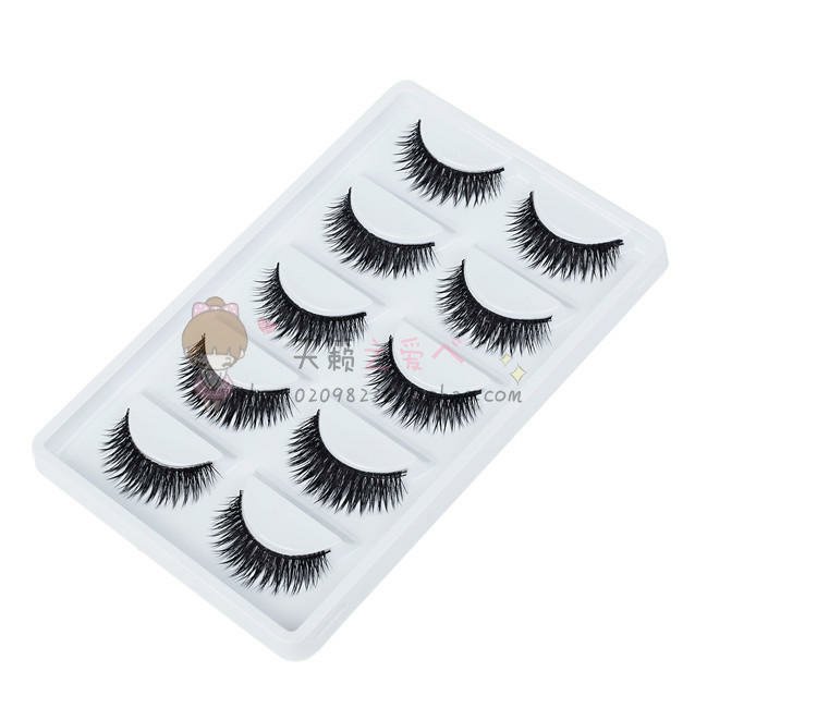 Gửi keo tự nhiên trang điểm nude thực tế lông mi giả TS019 Giai đoạn trang điểm cứng cuống chéo dày và dài các loại mi giả
