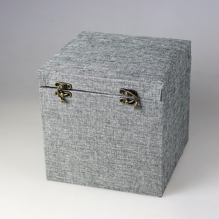 Square brocade box vase stone crafts decoration brocade box gift box square square