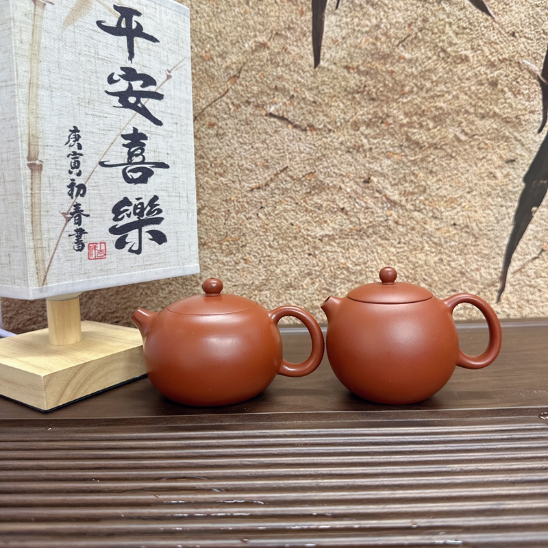 She Zewei 150-200 мл чайник Chaozhou с рисунком вручную Чайник Xishi фиолетовый песочно-киноварный чайник