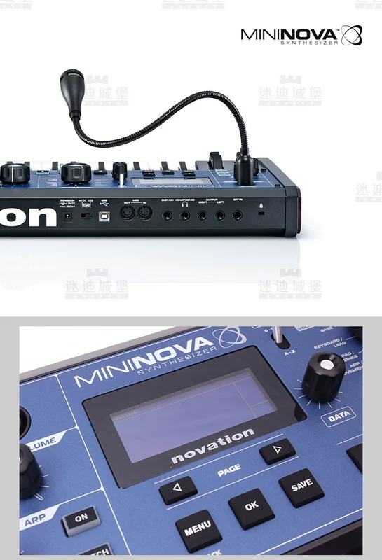 Maddy Castle Novation Novison MiniNova Bàn phím MIDI Tổng hợp Âm nhạc Nhập liệu - Nhạc cụ MIDI / Nhạc kỹ thuật số