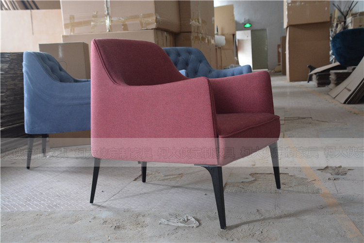 Ke Daxia nội thất thiết kế sáng tạo khóa ghế hiện đại sofa đơn thời trang ghế sofa phẳng nhà máy bán hàng trực tiếp - Đồ nội thất thiết kế sofa thông minh
