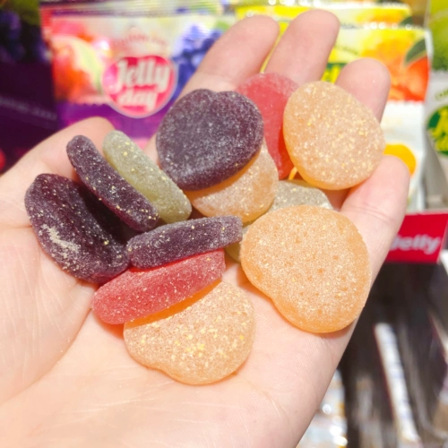 Корея Jellyday haoli VC Fruit Fruit Floquin Fudge Grape Mango Mango Apple Apple QQ Sweet 63G