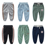 mùa thu mới childrens quần áo trẻ em vừa và nhỏ quần mùa thu trẻ em sweatpants cậu bé bông quần triều.