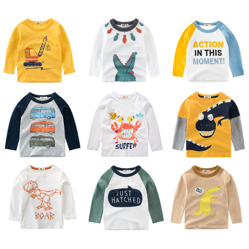 2022 children's hooded sweatshirt baby T-shirt girl Han version for the spring and autumn season new boy long sleeve T-shirt tide