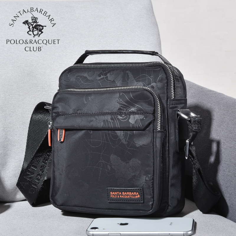 St. Paul's shoulder bag men's casual cross-body bag men's bag sports portable large-capacity backpack Oxford cloth canvas bag