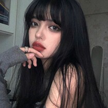 Net red false mother wig full head bangs temperament face repair Womens Big Brother cos supplies natural lifelike headsets