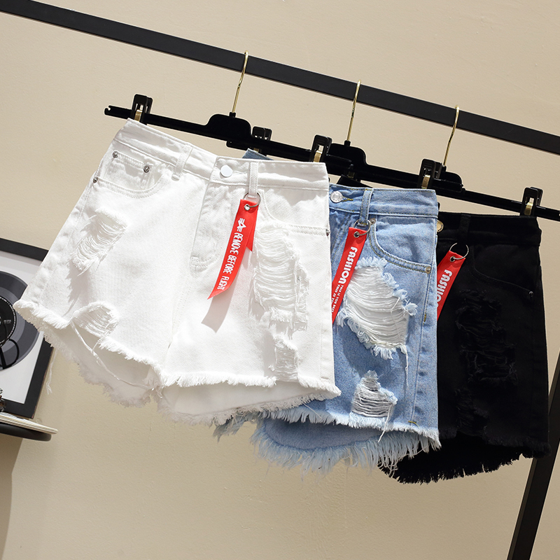 Plus-Size Sexy Cross-Dressing Clothes Denim Shorts Men's Women's Clothing Loose Cd Cross-Dressing Male-To-Female Hot Pants