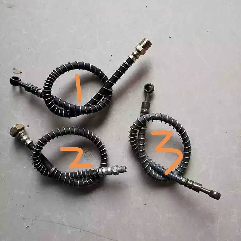 Electric tricycle brake tubing brake tubing brake hose with spring electric car brake tubing