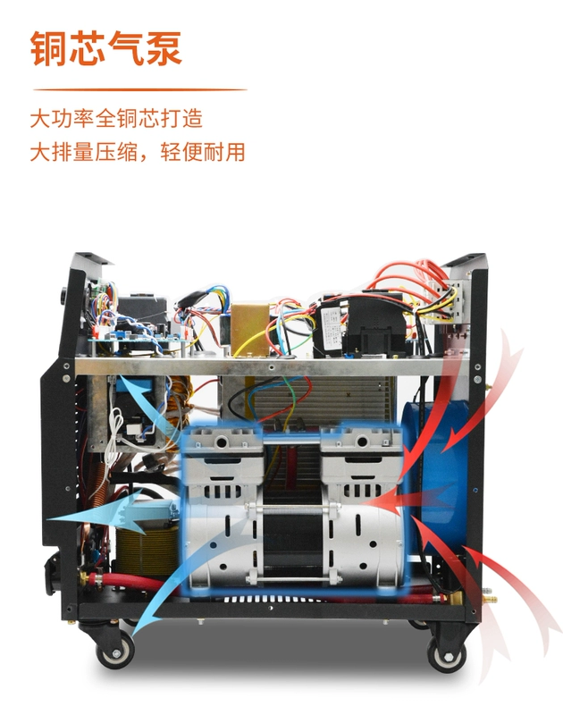 Máy cắt bơm không khí tích hợp plasma không có không khí Barrett LGK100 điện áp kép 220V380 cấp công nghiệp