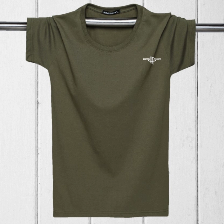 Áo thun cotton nam tay ngắn cổ tròn cộng với phân bón XL chất béo thể thao lỏng lẻo nửa tay áo 6XL quần áo nam