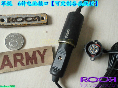 Американский BB2590 Диалог Машины аккумуляторная батарея литиевая батарея военные правила шесть основных 6 -пин -спектр разъем призрака