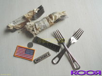 US military regulations USA original stainless steel fork tableware US military public forks