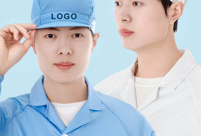Mũ bảo hộ lao động nam nữ chống tĩnh điện nhà máy thực phẩm xưởng không bụi mũ chống bụi mũ sạch thoáng khí mũ công nhân nhà máy điện tử nón y tế trắng nón trùm tóc y tế
