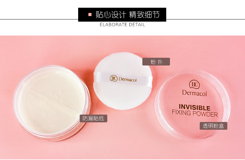 Dermacol bột trang điểm bột lỏng lâu dài kem che khuyết điểm làm trắng giữ ẩm mật ong kiểm soát bột dầu làm sáng lỗ chân lông vô hình mồ hôi bảng màu phấn phủ maybelline fit me