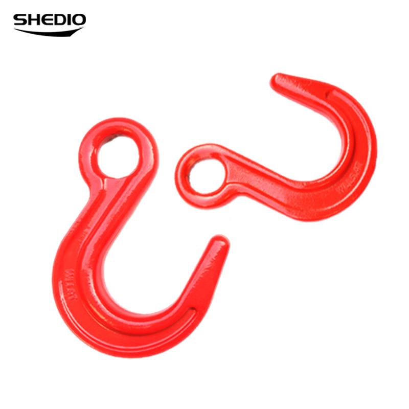 Factory direct G80 large opening hook high-strength cargo hook hook ring eye hook lifting hook