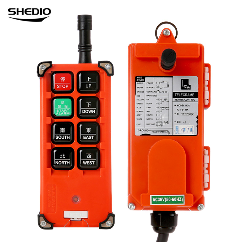Taiwan Yuding remote control Shengdiao F21-E1B electric crane remote control driving crane industrial remote control