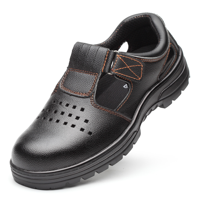 Labor insurance shoes men's steel head summer lightweight breathable deodorant sandals wear-resistant anti-smashing anti-piercing work steel toe head women