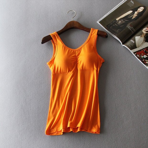 2017 áo vest cotton nữ dây đeo ngực không có vòng thép miễn phí áo ngực cup một đồ lót thể thao cơ sở yoga - Áo vest áo ngực cúp ngang