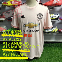 5291 football Manchester United 1819 away jersey with printing can be bought CG0080 CG0038 CG0085