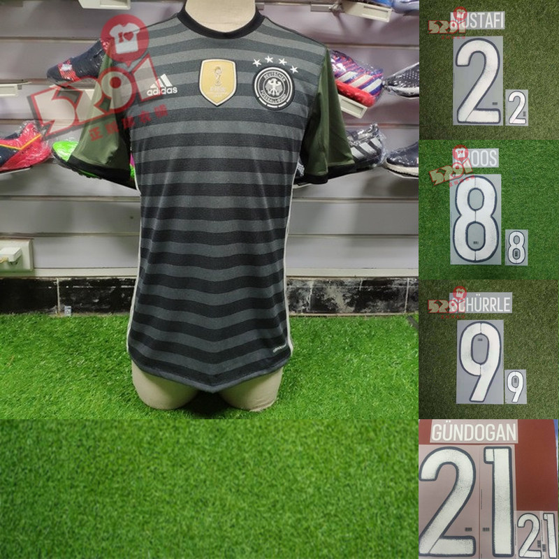 5291 Football Germany 2016 away short-sleeved jersey printing can be bought alone AA0110