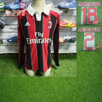 5291 football acMilan 1213 home jersey printing can be bought alone not substitute hot W37478