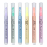 Флуоресцентный обучающий желтый вместительный и большой маркер для школьников, широкая цветовая палитра