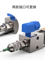 QLH21B Micrometer Thimble Type Point Glue Valve Precision Point Glue Valve UV Glue Ink Alcohol Point Glue Valve Pneumatics