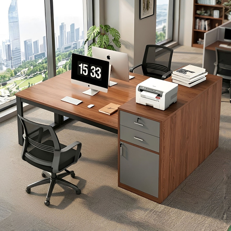 Staff Desks, Face-To-Face Computer Desks, Simple Modern Office Boss Desks, Employee Desks and Chairs Combination Staff Desks, Face-To-Face Computer Desks, Simple Modern Office Boss Desks, Employee Desks and Chairs Combination
