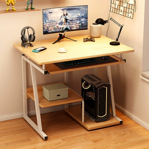 Рабочий стол, книжная полка, встроенный стол, компьютерный стол, домашний письменный стол для спальни, простой письменный стол, верстак, небольшой квартирный стол