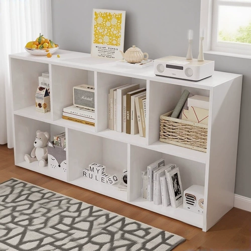 Бытовой книжный шкаф, витрина для гостиной, встроенный настенный шкаф для хранения, напольный студенческий домашний стеллаж для хранения, шкафчик для хранения