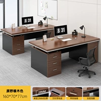 Комплект установки 160*70 [двойной стол и стул] с запирающимися тремя ящиками + основной шкаф