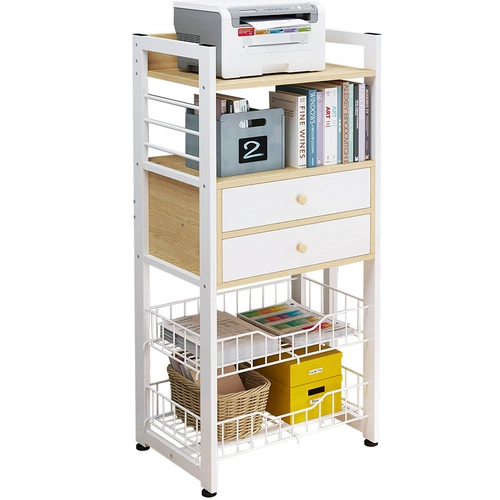 Многослойная книжная полка, настольный простой книжный шкаф для спальни, система хранения